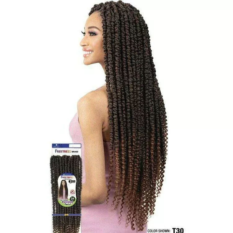 FREETRESS: 3X LARGE PASSION TWIST 24” CROCHET BRAID