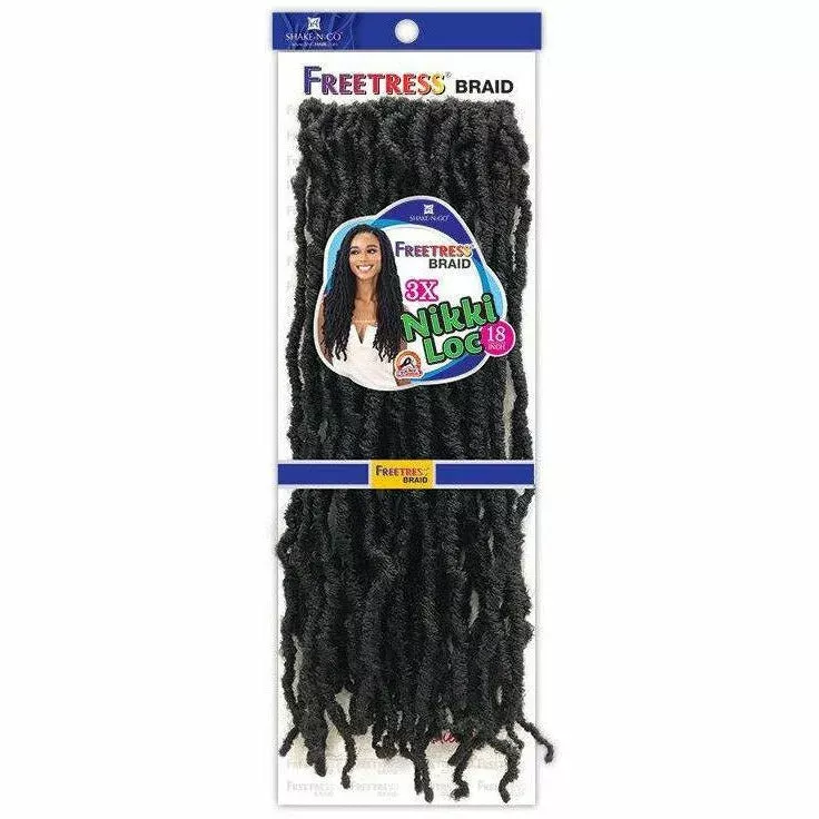 FreeTress: 3X Nikki Loc 18″ Crochet Braids