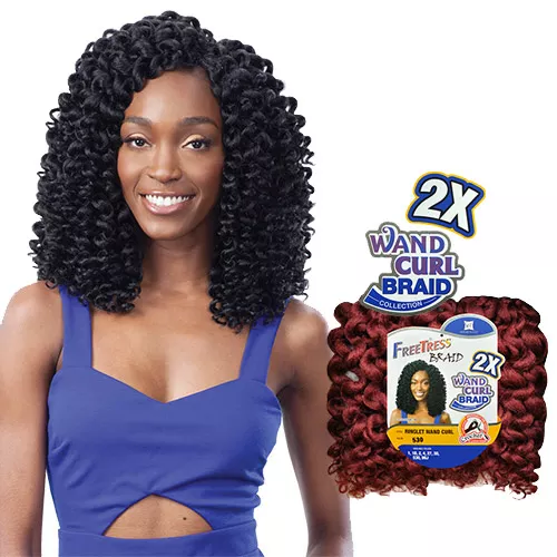 FREETRESS BRAID 2X WAND CURL CROCHET BRAID RINGLET WAND CURL