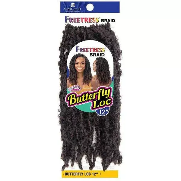FREETRESS: BUTTERFLY LOC 12'' CROCHET BRAIDS