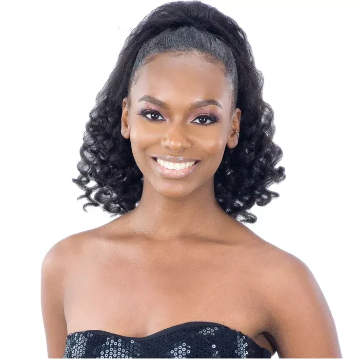 FreeTress Equal Drawstring Ponytail Natural Girl(MED ROD)