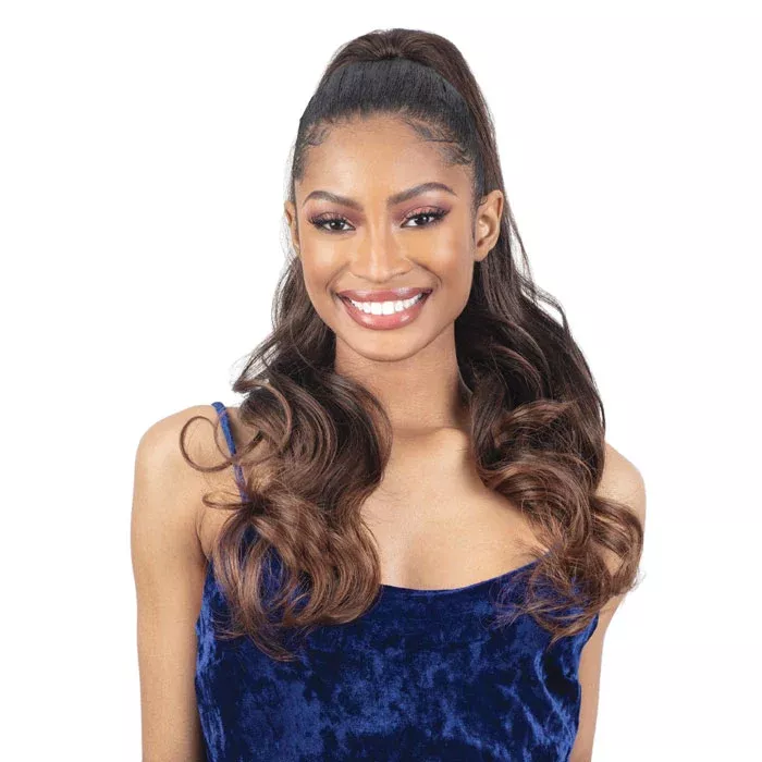 Freetress Equal Lite Drawstring Ponytail – ELEGANT CURL 22″