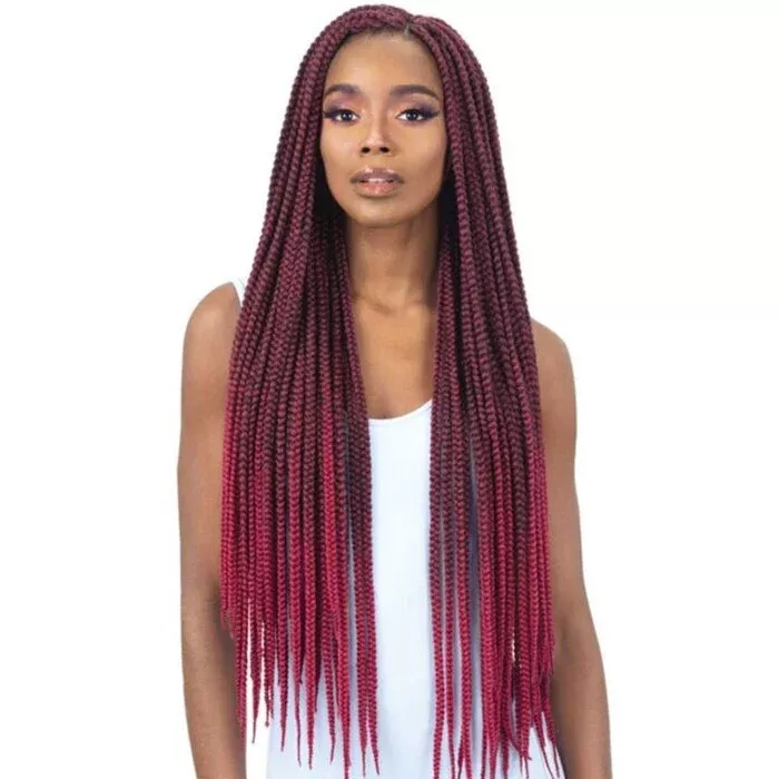 Freetress Pre-Looped Crochet Braid – 3X INDIVIDUAL BOX BRAID 28″