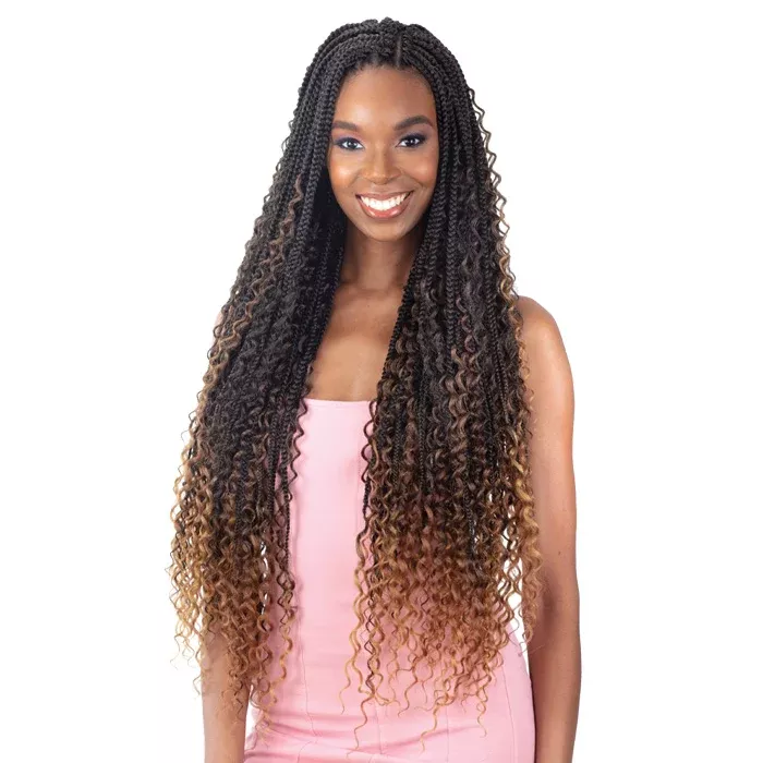 Freetress Pre-Looped Crochet Braid – BOHO HIPPIE BRAID 30″