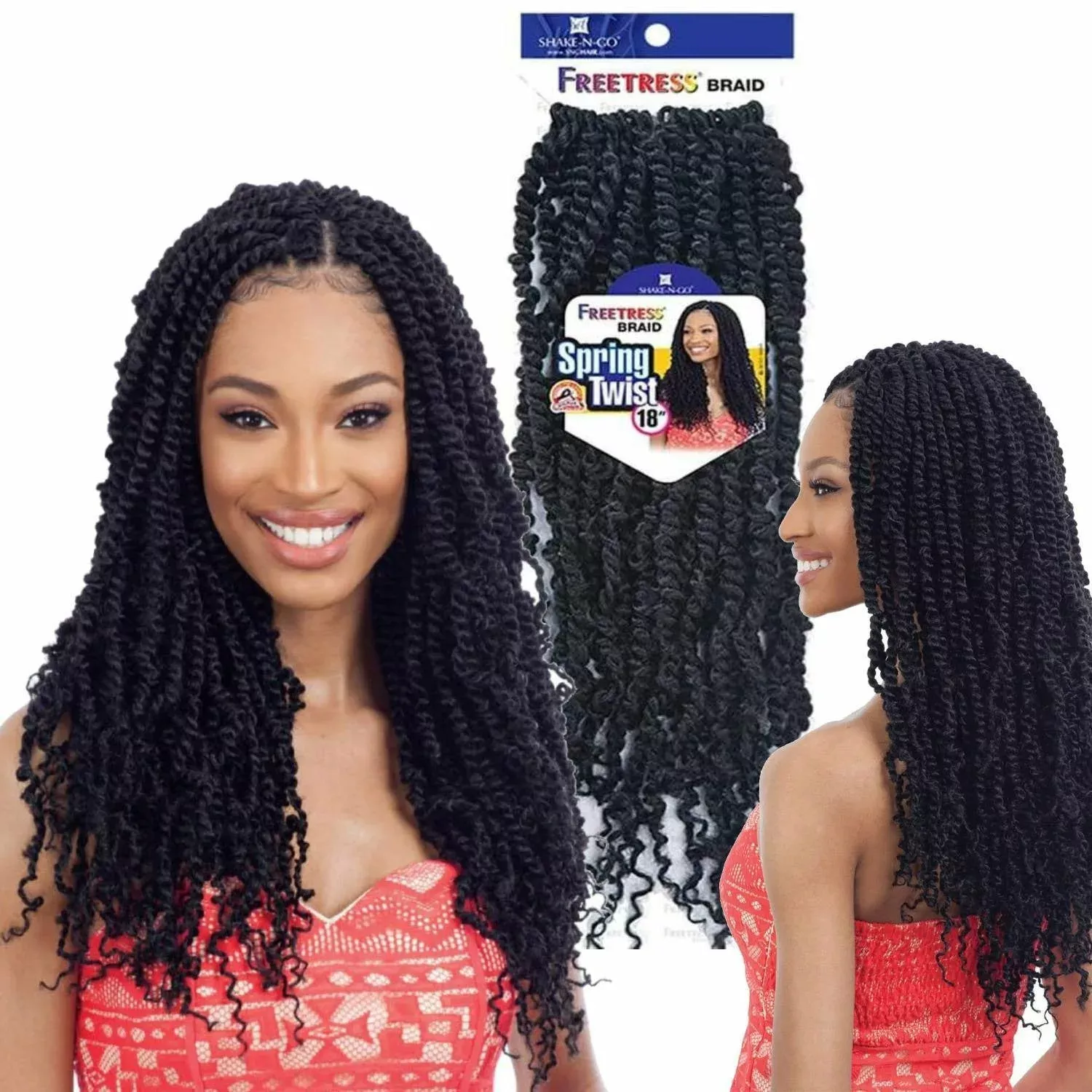 FreeTress: Spring Twist 18″ Crochet Braids