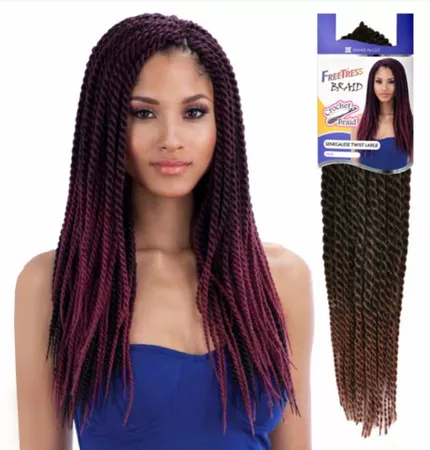 FREETRESSPRE-STRETCHED SENEGALESE TWIST LARGE