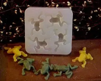 Frog Embeds 4 Cavity Silicone Mold 734