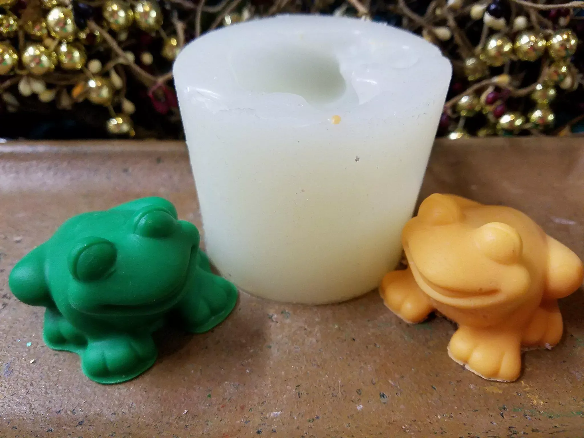 Frog Small Soap 1 Cavity Silicone Mold 1190