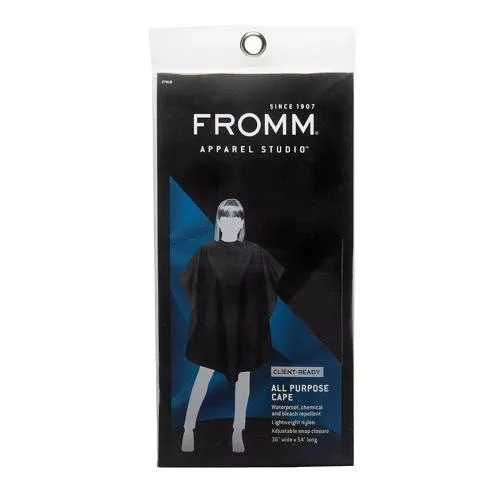 Fromm Apparel Studio Hairstyling Cape Black 45″x60″