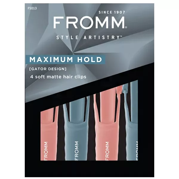 Fromm #F5013 Gator Clips Maximum Hold 4Pack – Assorted