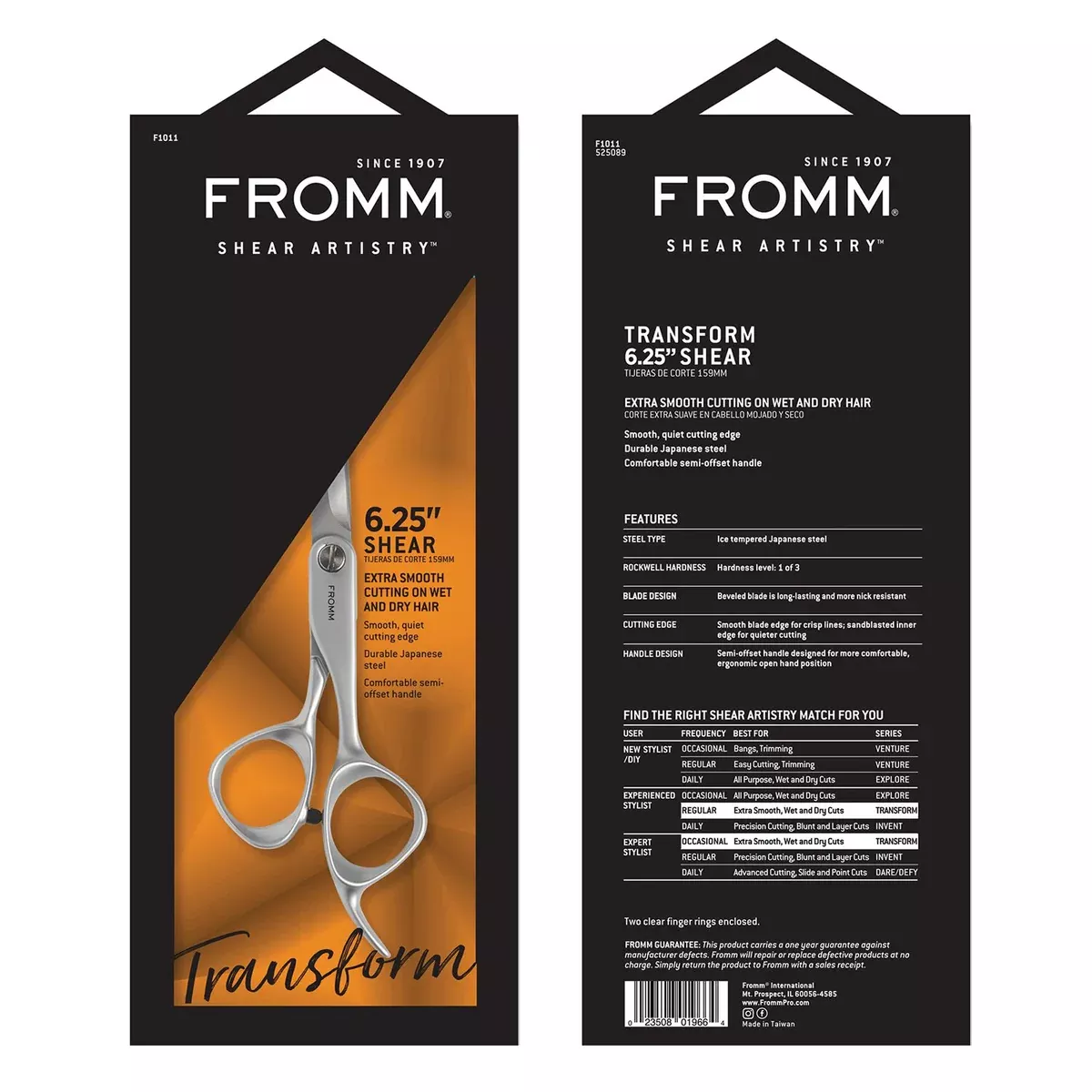Fromm Transform 6.25″ Hair Cutting Shear
