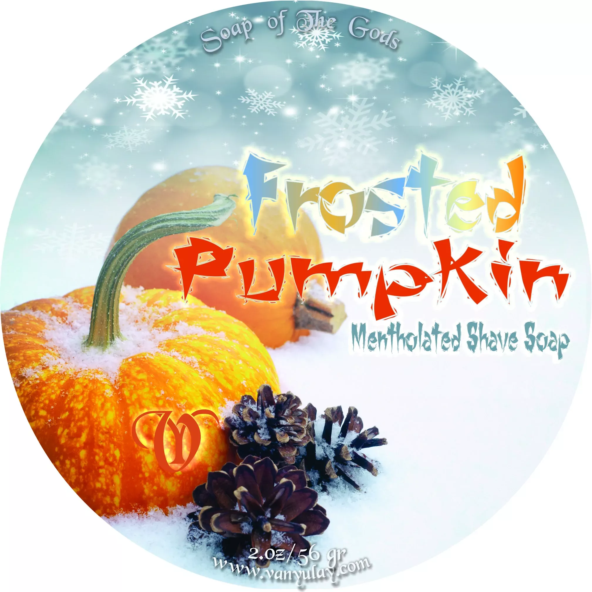 Frosted Pumpkin Shaving Soap 2.oz