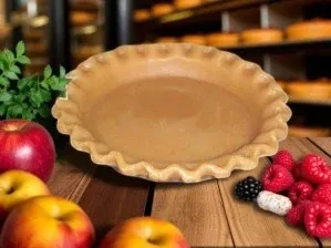 Full Bottom 8 Inch Pie Crust Silicone Mold 1089