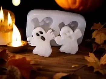 Ghost Silicone Mold Embeds 2 Cavity 864