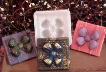 Gift Box Small Soap 1 Cavity Silicone Mold 474
