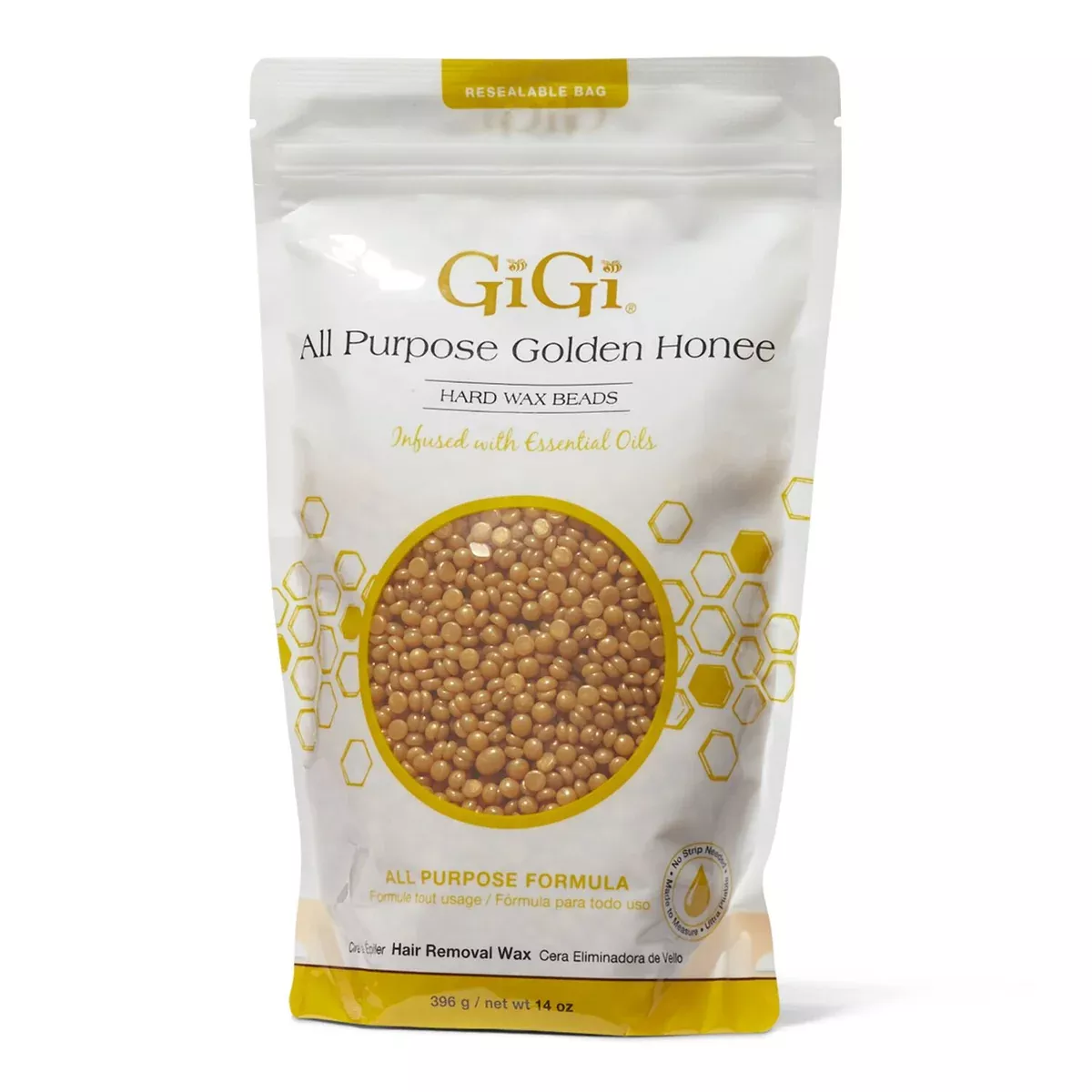 GiGi All Purpose Golden Honee Hard Wax Beads