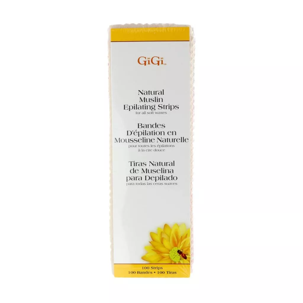 GiGi Large Natural Muslin Epilating Strips