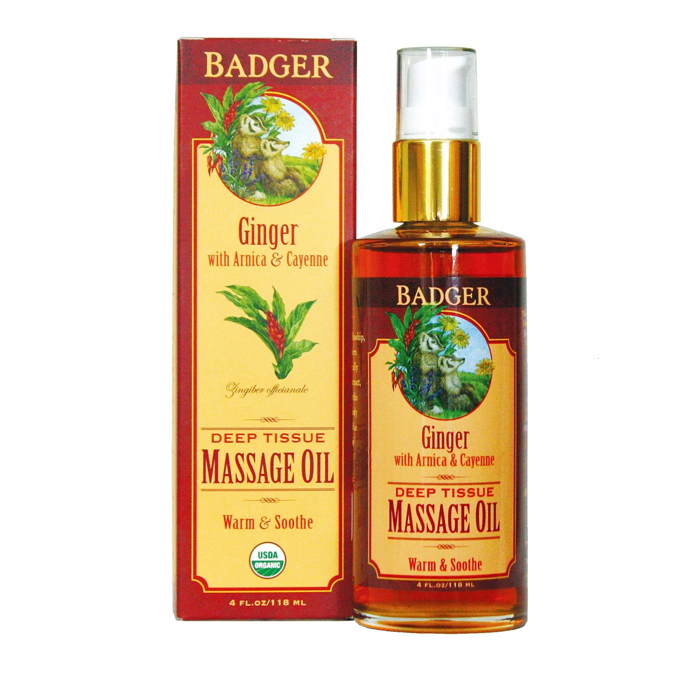 Ginger Deep Tissue Massage Oil