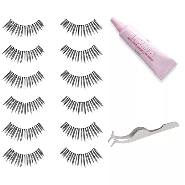 GladGirl False Lashes Bundle – Au Naturel