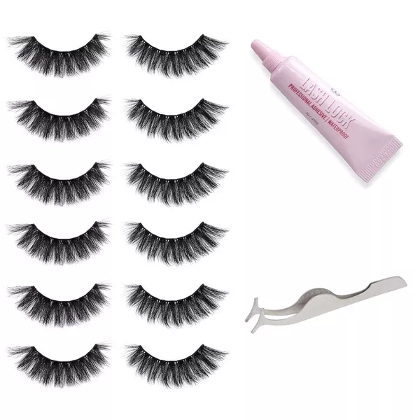 GladGirl False Lashes Bundle – Cat Eye Mega Volume