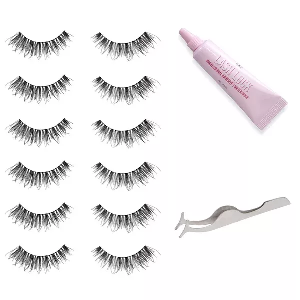 GladGirl False Lashes Bundle – Demi Wispy
