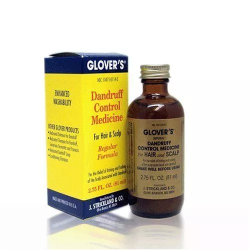 GLOVER’S DANDRUFF CONTROL MEDICINE FOR HAIR & SCALP REGULAR FORMULA 2.75OZ
