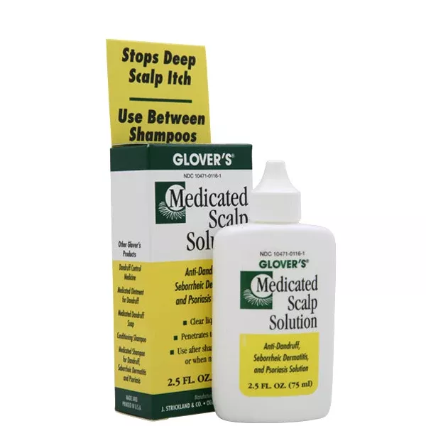 Glover’s Medicated Scalp Solution 2.5oz