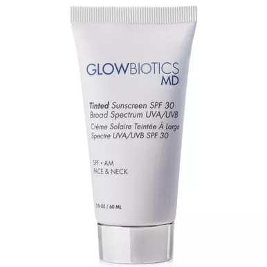 GLOWBIOTICS Tinted Sunscreen SPF 30 UVA/UVB – 2 oz