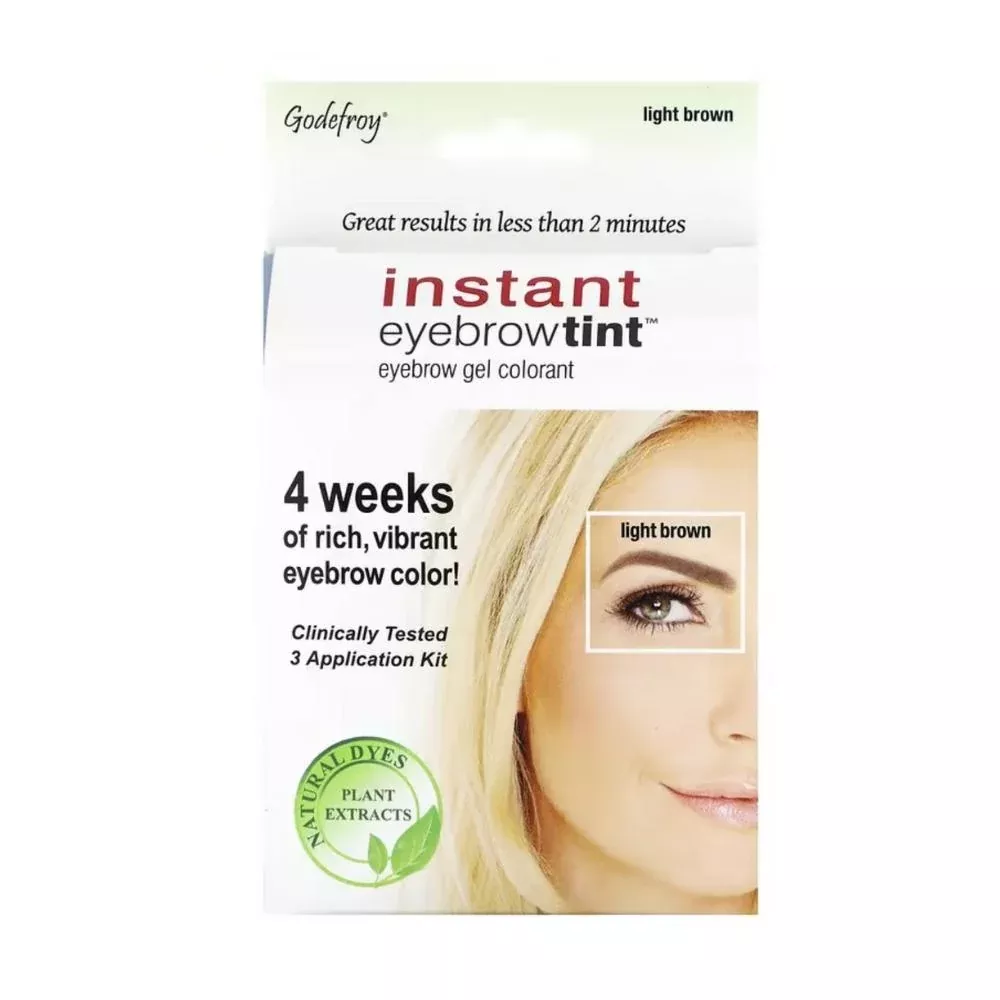 Godefroy Instant Natural Eyebrow Tint Kit - 3 Applications