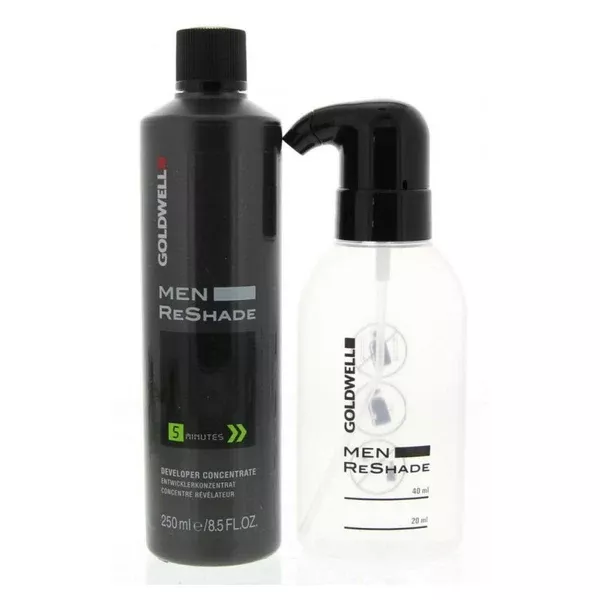 GOLDWELL MEN RESHADE DEVELOPER WITH FREE APPLICATOR BOTTLE