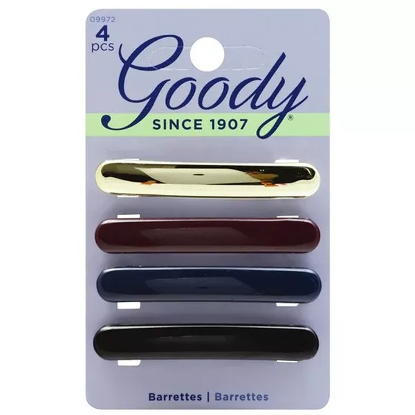 Goody #09972 Dark romance Small Barrettes 4 pcs