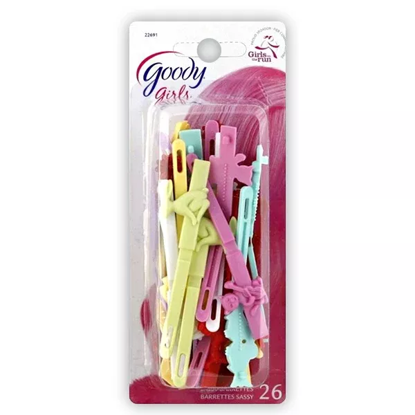 Goody #22691 1.5″ Self Hinge Barrette 26pcs