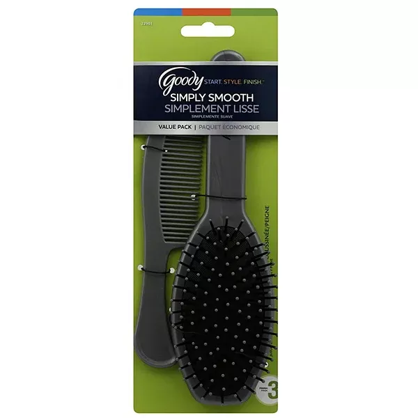 Goody #22901 Smiply Smooth Metaalic Plast Brush & Comb