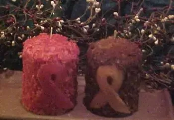 Grubby Ribbon Candle 1 Cavity Silicone Mold 1420