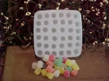 Gum Drop Regular Embeds 36 Cavity Silicone Mold 965