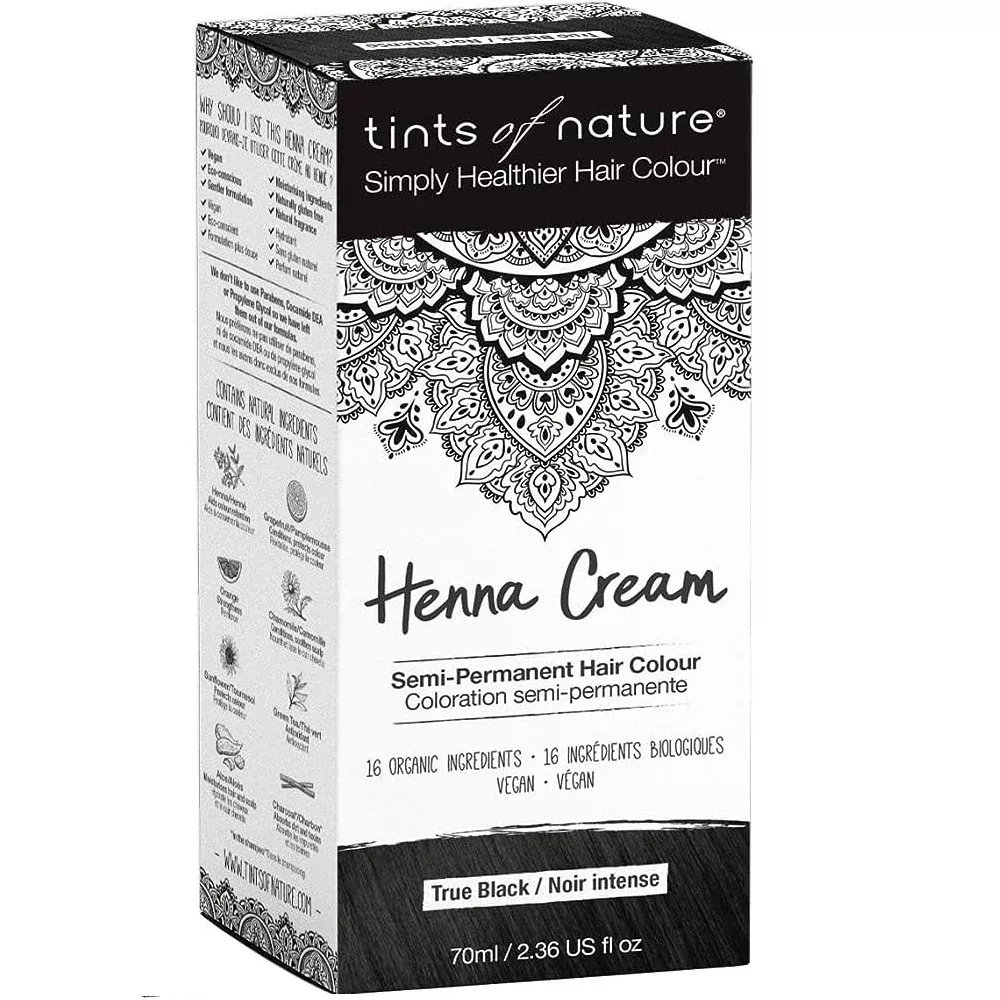 Hair Dye – Henna Cream – True Black