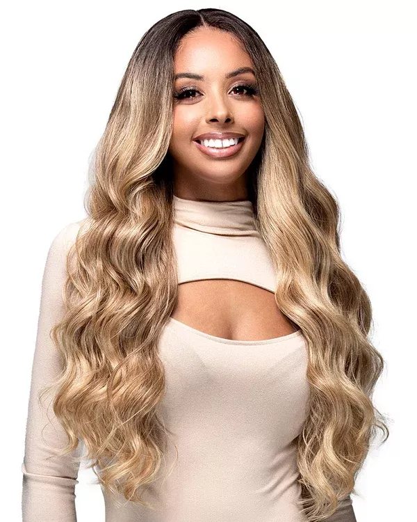Hannie Lace Front Human Hair Blend Wig by Bobbi Boss