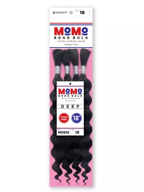 Harlem 125 Human Hair Momo Boho Pre-Stretched Deep Bulk (MDB)
