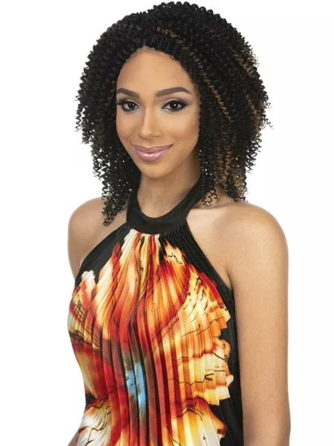 Harlem 125 Kima 3X LUXE JERRY CURL Crochet Braid 8 (LJE08)