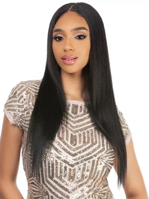 Harlem 125 Kima Classic Human Hair Blend Signature V-Part Wig – KSV01