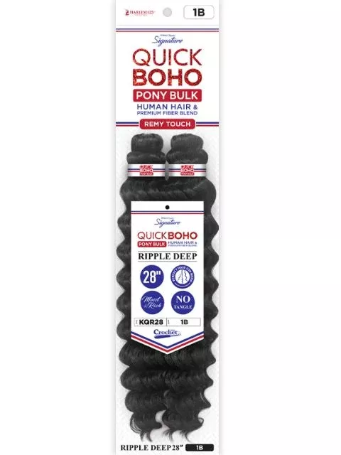 Harlem 125 Kima Classic Signature Quick BOHO Pony Bulk – RIPPLE DEEP” KQR28