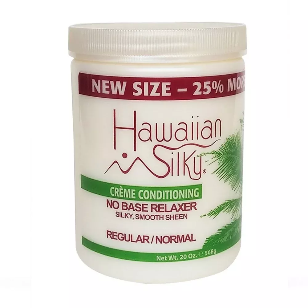 Hawaiian Silky Creme Conditioning No Base Hair Relaxer Regular Normal
