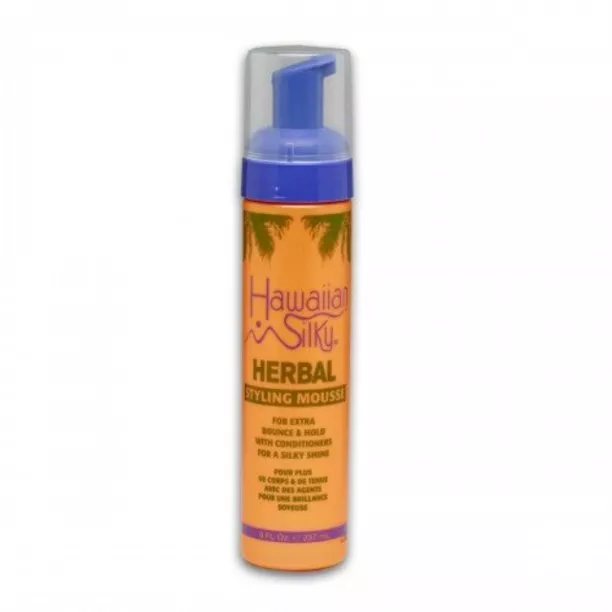 HAWAIIAN SILKY HERBAL STYLING MOUSSE 8oz