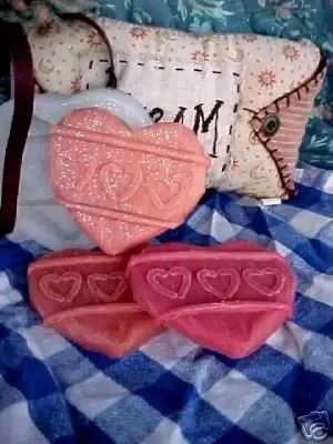 Heart of Three Tart1 Cavity Silicone Mold 2459