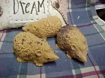 Hedge Hog Small Soap 1 Cavity Silicone Mold 139