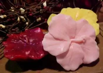 Hibiscus Floater 1 Cavity Silicone Mold 1907