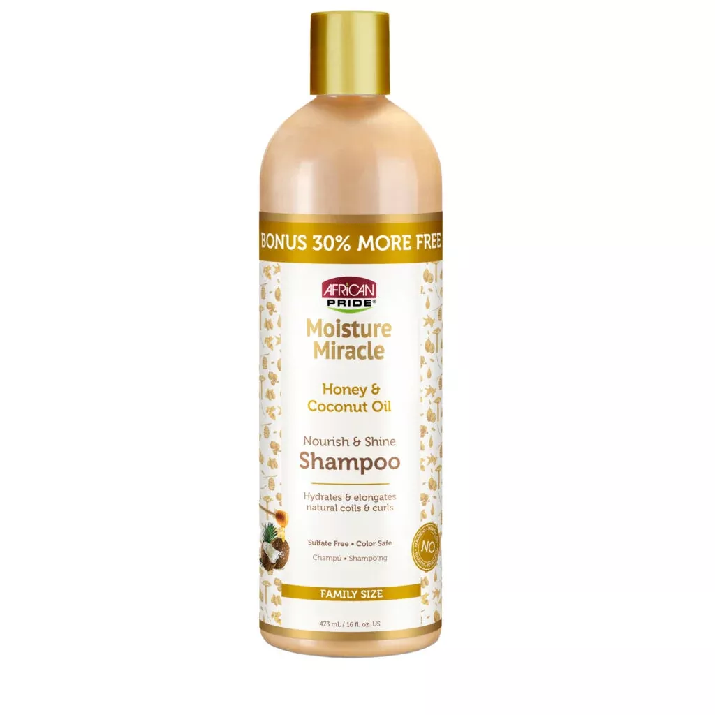 HONEY & COCONUT OIL SHAMPOO, 16OZ