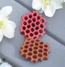 Honeycomb Silicone Mold Embed (Thicker) 1 Cavity 2579