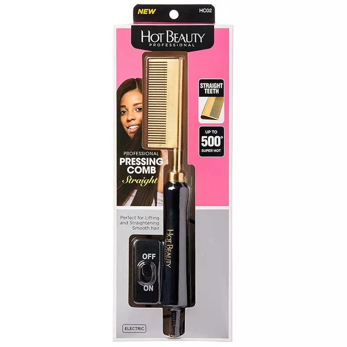 Hot Beauty Professional Pressing Comb – Small