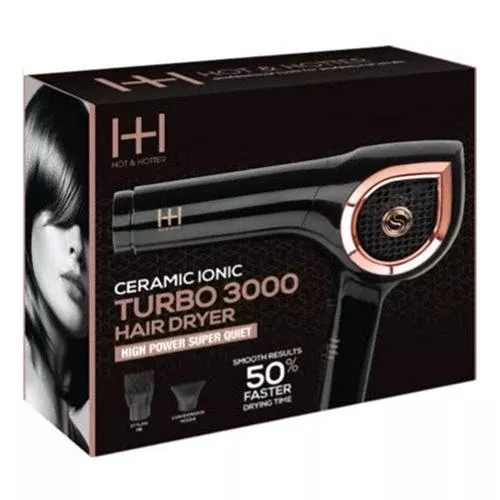 Hot n Hotter Ceramic Ionic Turbo 3000 Hair Dryer